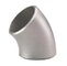 Metallnickellegierung Inconel 625 Best 45 Grad Hintern Schweiß Ellenbogen ASME B16.9 individuell Größe Silber
