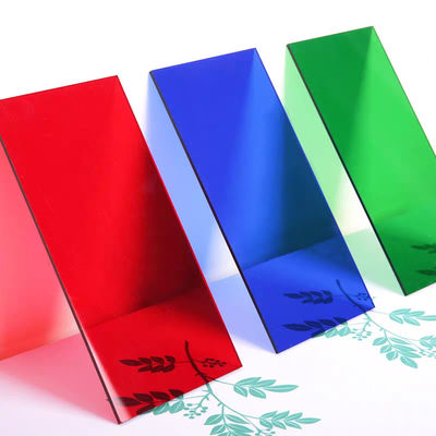 Weißes Brett der Kunststoffplatte Acrylblatt schnitt Regenbogen-Farbnach maß plastikbrett zurecht, das Doppeltes Acrylspiegel mit Seiten versah