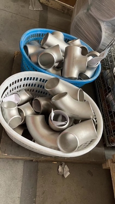 Edelstahl-Fittings 45 Bogen A403 Klasse WP 316 DN150 SCH10S Nahtloser Bogen