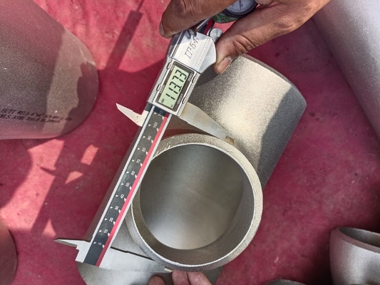 Vernickeln Sie legierter Stahl-Fitting, die BW 3&quot; SCH80 B366 WPNIC10 ASME B16.9 abzweigen