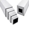 Unendlich vielseitiges, leicht herzustellendes 6063-T5 ASTM B241 Aluminiumlegierungsrohr 50x50mm Quadratrohr x 2mm Wandstärke 5,8m