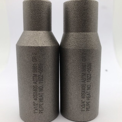 Titanti Gr7 2" der legierter Stahl-Fittings-ASTM B363 x 1" legierungs-Gesenk-Nippel SCH10S x SCH40S Titan