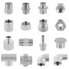Des Edelstahl-Rohrverbinder-NPT/BSP Zoll männliches Quadrat-passender des Stecker-1/2