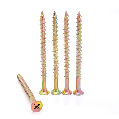 Schrauben/zimmern hölzerne Wärmebehandlung Pan Zinc Plated Chipboard Screw der Schrauben-hohen Qualität