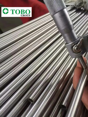 ASTM B338 Gr9 Runder Rohr aus Titanlegierung 10 Zoll 20 mm poliert, warmgewalzt