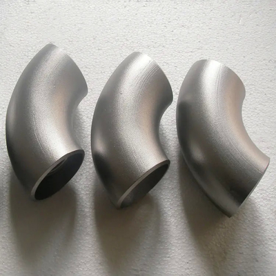90 / 45/180 Grad Titanlegierungs-Ellbogen-Kolben-Schweißenellbogen-Titanfittings-