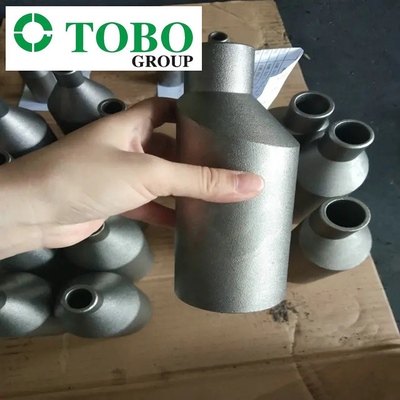Titanti Gr7 2" der legierter Stahl-Fittings-ASTM B363 x 1" legierungs-Gesenk-Nippel SCH10S x SCH40S Titan