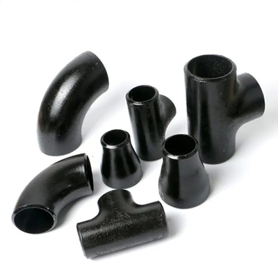 Nahtlose legierter Stahl-Fittings-schwarze malende Ellbögen ASTM A234 zweigt Reduzierer-Kappen ab