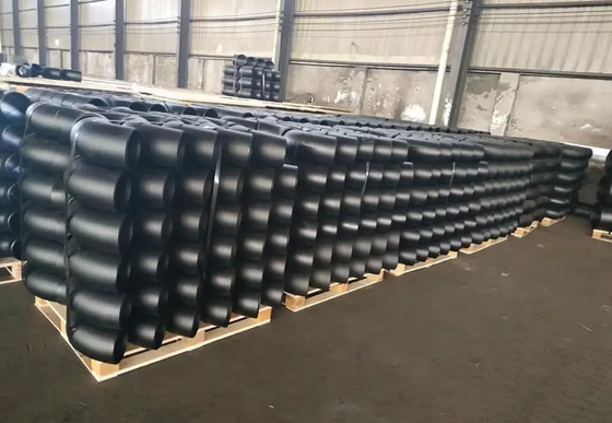 Legierter Stahl-Fittings-nahtloser 90 Grads LR DN120 Sch160 ASTM A234 WP5 Schwarz-Ellbogen