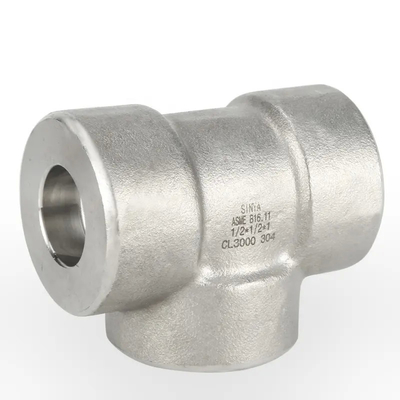 ANSI/ASME Edelstahl Kohlenstoffstahl Gewinde Tee Anpassungsgrößen und Material Industriequalität