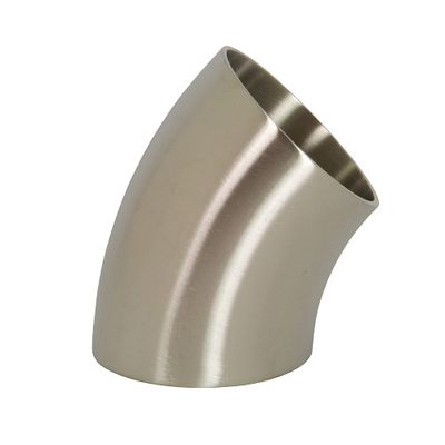 Metallnickellegierung Inconel 600 45 Grad Hintern Schweiß Ellenbogen ASME B16.9 1 bis 24 Zoll Silber
