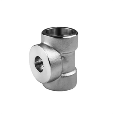 ASME B16.9 Gewinde-Tee unterschiedliche Größen von NPS1/2"-60" Schnelle Lieferung Niedriges MOQ Anpassbares Material z. B. Kohlenstoffstahl Edelstahl