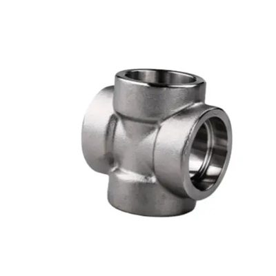 ASME B16.11Butt Schweißung Kreuz angepasste Oberflächenbehandlung Kohlenstoffstahl Edelstahl Nickellegionsstahl NPS 1/8"-4" SCH80/3000-XXS/9000.