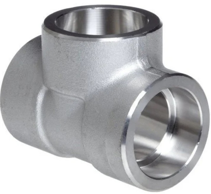 ASME B16.9 Gewinde-Tee unterschiedliche Größen von NPS1/2"-60" Schnelle Lieferung Niedriges MOQ Anpassbares Material z. B. Kohlenstoffstahl Edelstahl