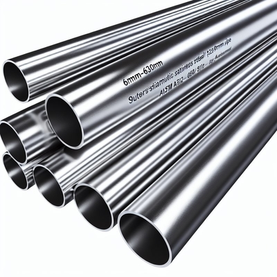 Austenitisches Rohr aus Edelstahl mit Außendurchmesser von 6 mm bis 630 mm mit ASTM A312-Standard und Aufheizung
