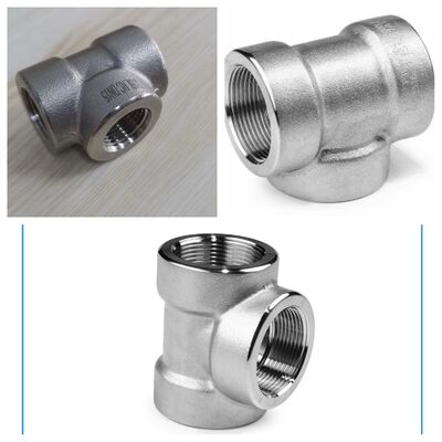 Hohe Qualität ASME B16.9/ASTM A403 WP316 304 SS Edelstahlgaden gleicher Durchmesser Tee