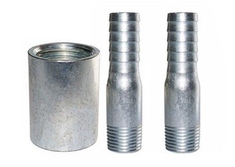 1/2“ - 4&quot; hydraulisches Außengewinde der Doppelnippel BSP NPT des Kohlenstoffstahls galvanisierte männlichen Rohrstahlnippel der langen oder kurzen Installationen