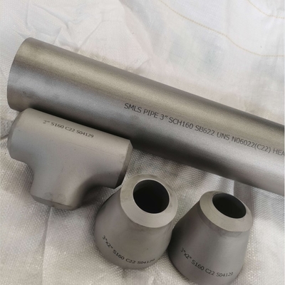 Konzentrische Größe 3&quot; des Reduzierer-SMLS der Fittings-SB366 UNS N06022 C22 SCH160 X 2&quot;