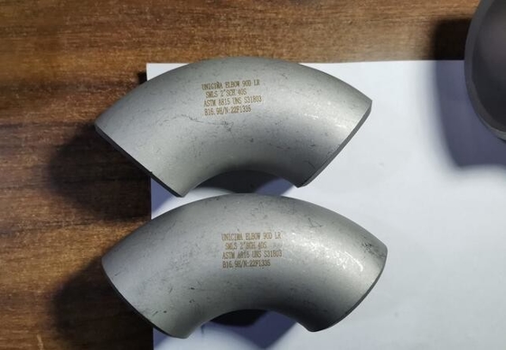 Nahtloser Längen-Radius-Ellbogen 6&quot; des Kolben-Schweißens-90° SCH-STD ASTM N08825 Legierung 825