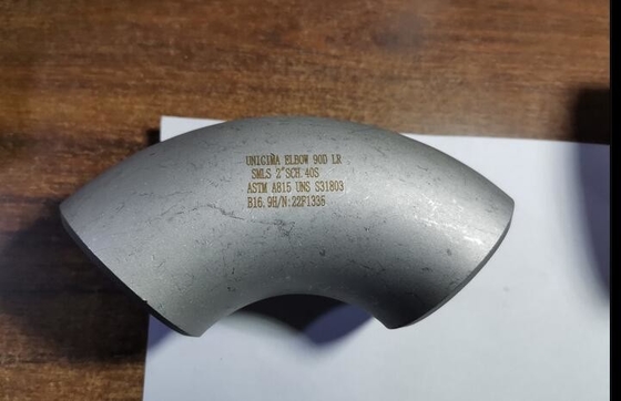Nahtloser Längen-Radius-Ellbogen 8&quot; des Kolben-Schweißens-90° SCH-80 ASTM N08825 Legierung 825