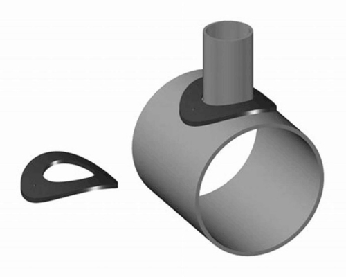 ASTM-Kohlenstoffstahl-Rohr-Niederlassungs-Verstärkungsplatte A516 Gr. 70 für Verbindung