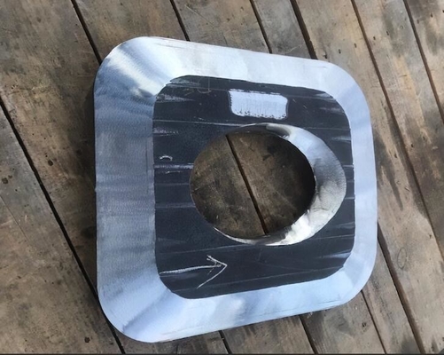 Kohlenstoffstahl-Fittings-Rohrniederlassung Verstärkungsplatte 90 STD-SCH20 ASTM A516 Gr. 70 50