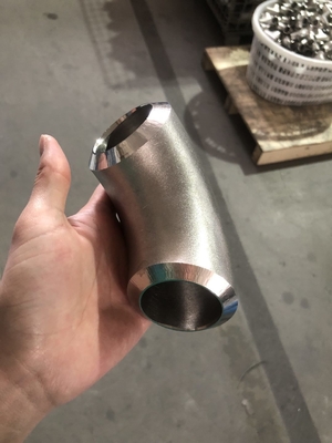 Superduplexellbogen-lange Radius-Biegung der Edelstahl-Fittings-UNS S32750 ASME B16.9 90D
