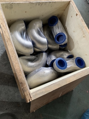 Kolben-Schweißens-Fitting betreiben Kurzschluss-Radius-der Biegung UNS S31803 ASME B16.9 Edelstahl-Ellbogen-180D