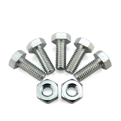 Hexen-Bolzen und Nüsse S32750 32760 M12 M16 A2-70 A4-70 A4-80 SS304 SS 316