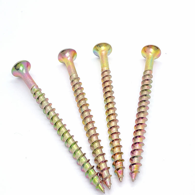 Schrauben/zimmern hölzerne Wärmebehandlung Pan Zinc Plated Chipboard Screw der Schrauben-hohen Qualität