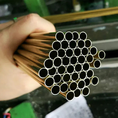 Kupfernes Nickel-Legierung leitet CuNi10Fe1Mn das 8 Zoll-nahtlose gerade runde Kupferrohr