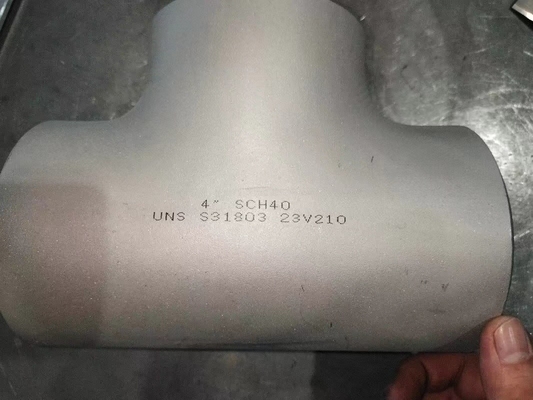 Superduplex-Fittings-gleiches T-Stück BW ASME B16.9 SMLS 4