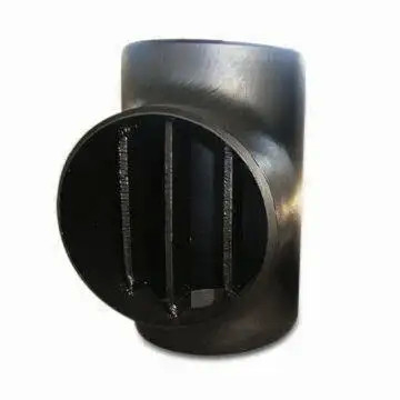 Hochwertiges Nickellegiertes Barred Equal Tee ASME B16.9 4 Zoll SCH20 Schwarz