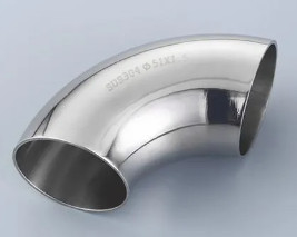 Aluminiumlegierte Rohrbefestigungen ASTM A213 T11 Silber SR Ellenbogen 90 Grad für verschiedene Rohranwendungen