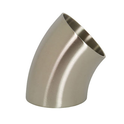 Metallnickellegierung Inconel 600 Hochwertige 45 Grad Hintern Schweiß Ellenbogen ASME B16.9 1 bis 24 Zoll Silber