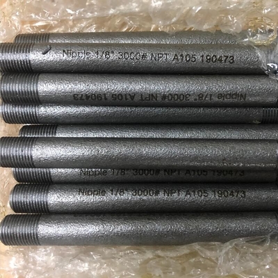 Schmiedefittings aus Legierungsstahl Brustwarzen mit Gewinde 100 mm Länge C276 Hastelloy
