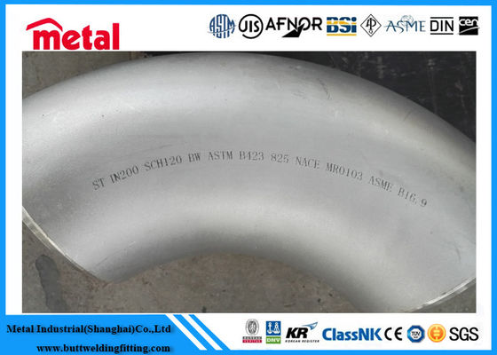 Fitting der Legierungs-C276 vernickeln Legierung langer Radius-Ellbogen ASME B 16,9 mit 90 Grad