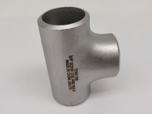 Edelstahl ASME 1/2“ schweißte die Fitting Sch40, die T-Stück verringern