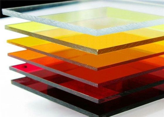KLÄREN Sie FARBIGE ABGETÖNTE PLATTE der TRANSPARENTES ACRYLblatt-PLASTIKplatten-5MM PMMA