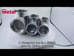 Anpassungsfähige Wasserrohre Ölrohre aus Edelstahl 304 316 Tee Rohrverbindungen aus industrieller Grade