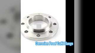 90/10 CuNi-Flansch PN10 mit flachem Schweißhals