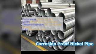 ASTM B165 Nickellegierungsrohr, geschweißtes Rohr