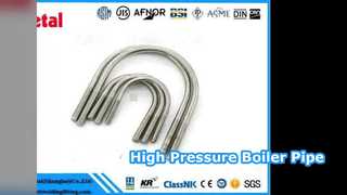 Hochdruckkesselrohr SCH 80 Nahtlose U-Biegung