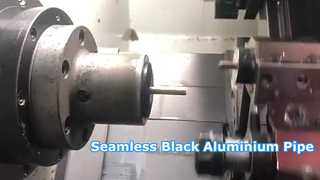 Nahtloses schwarzes Aluminiumrohr mit hoher Präzision