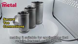 Kupfer-T-Stück mit Innengewinde | Sichere Filialverbindungen